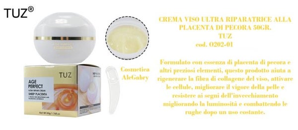 crema viso ultra riparatrice alla placenta di pecora Tuz