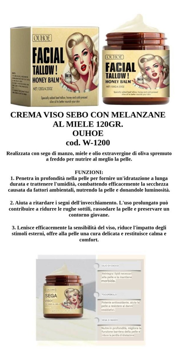 crema viso sebo con melanzane al miele Ouhoe