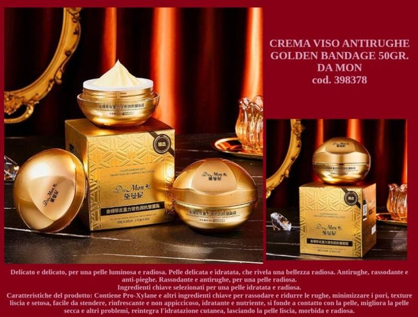 crema viso antirughe golden bandage Da Mon