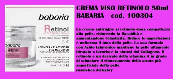 Crema viso retinolo Babaria