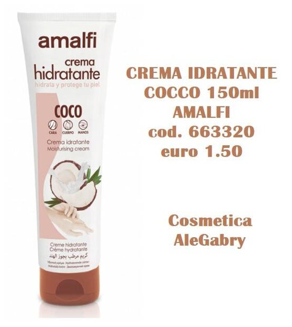 crema idratante mani in tubo da 150ml Amafi