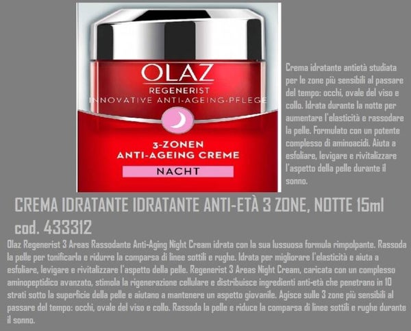 crema idratante 3 zone Olay