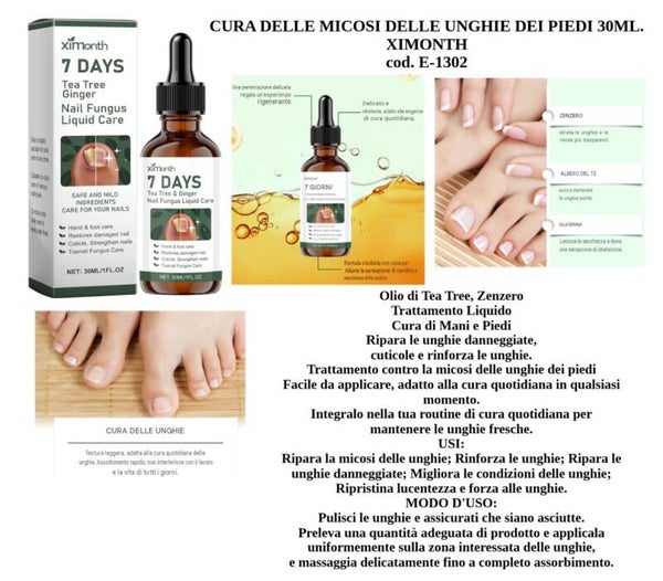 cura delle micosi delle unghie dei piedi e delle mani Ximonth