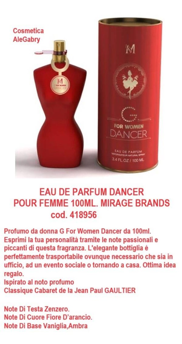 eau de parfum dancer Mirage Brands