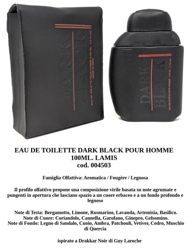 eau de toilette dark black Lamis