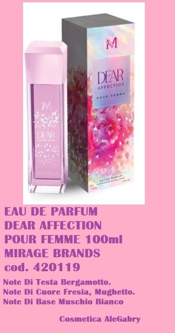 eau de parfum dear affection Mirage Brands