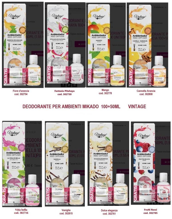 deodorante per ambiente mikado Vintage