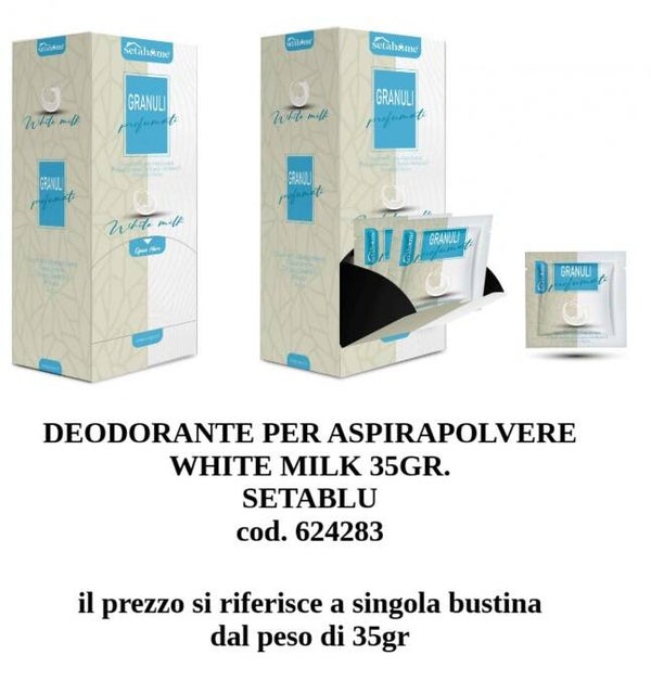 deodorante per aspirapolvere bianco latte Setahome