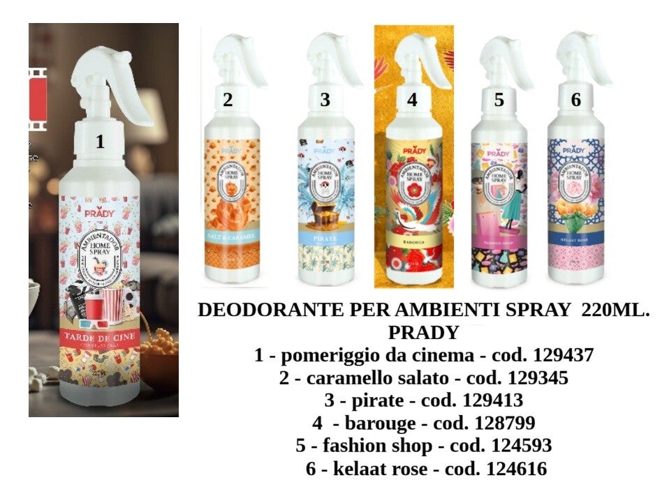 deodorante spray ambiente  Prady