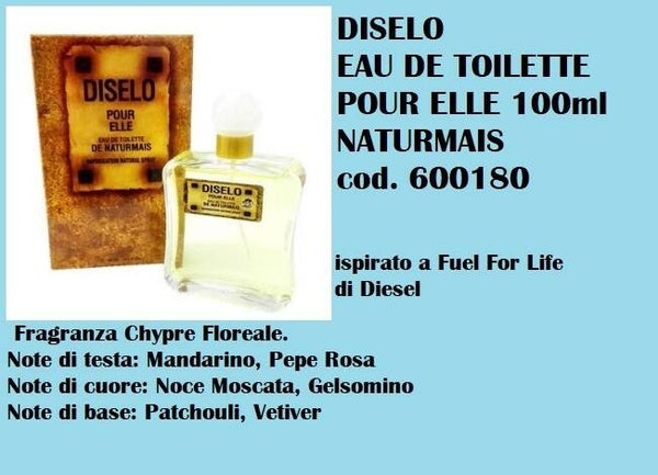 eau de toilette diselo Naturmais