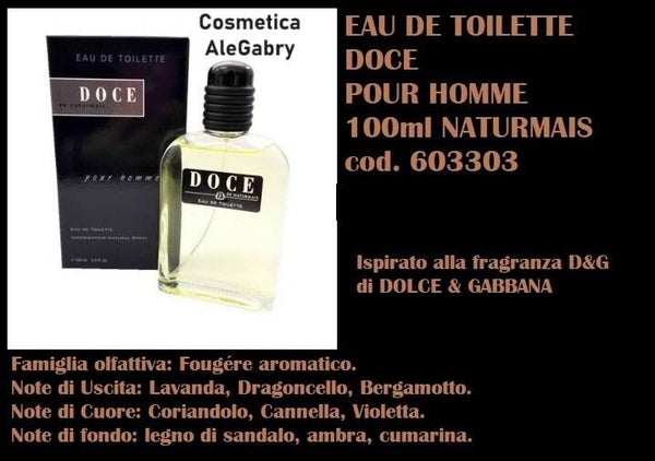 eau de toilette doce Naturmais