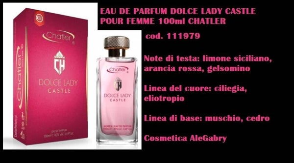 eau de parfum dolce lady castle Chatler