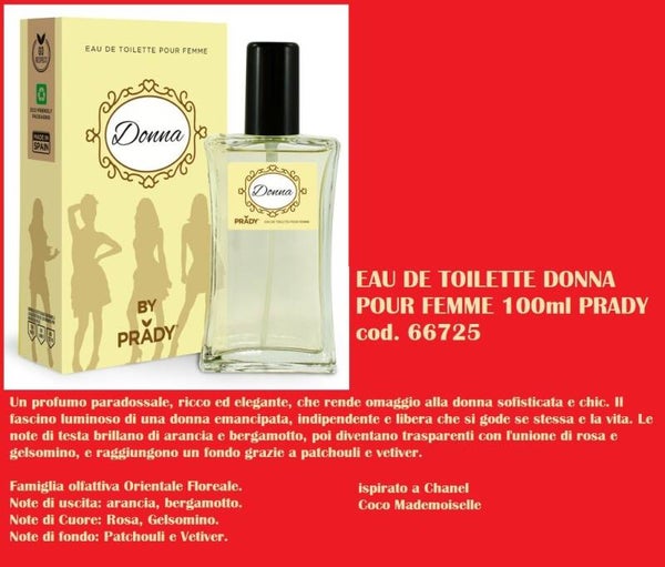 eau de toilette donna Prady