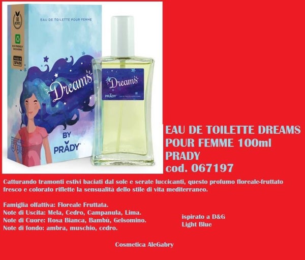 eau de toilette dreams Prady