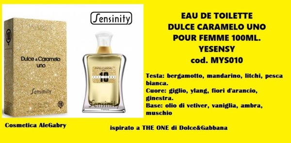 eau de toilette dulce caramelo Yesensy
