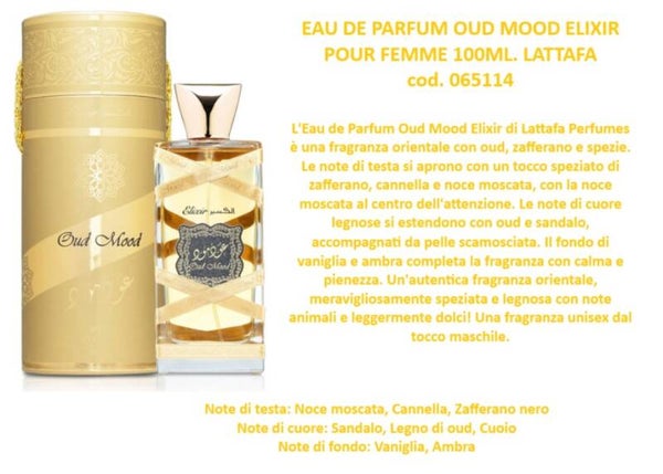 eau de parfum oud mood elixir Lattafa