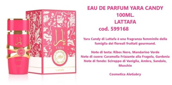 eau de parfum yara candy Lattafa