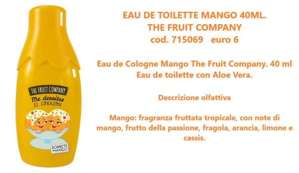 eau de toilette mango