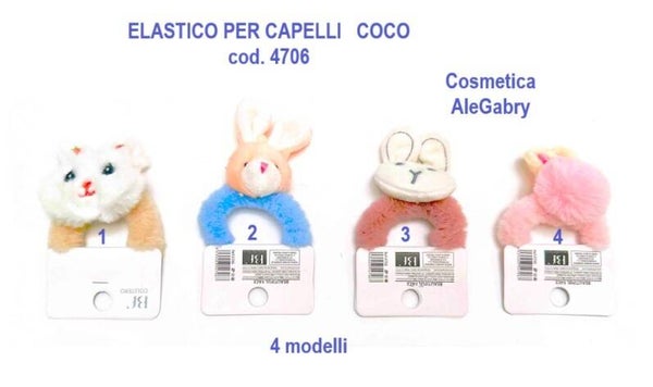 elastico per capelli peluche Beautiful Face