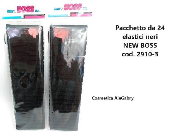 elastici capelli neri Boss