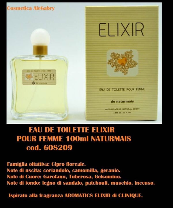 eau de toilette elixir Naturmais