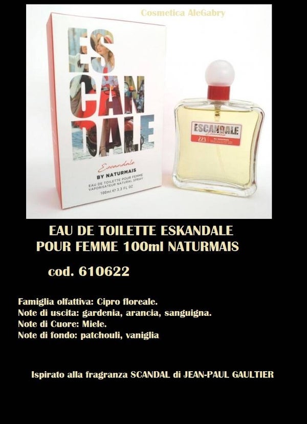 eau de toilette eskandale Naturmais