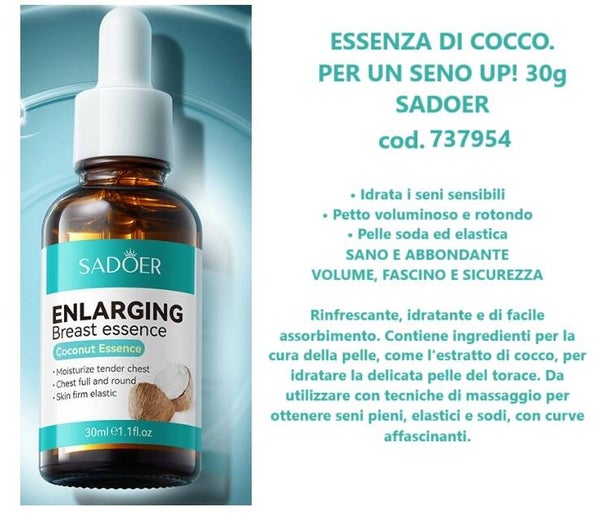 essenza di cocco per un seno up! Sadoer