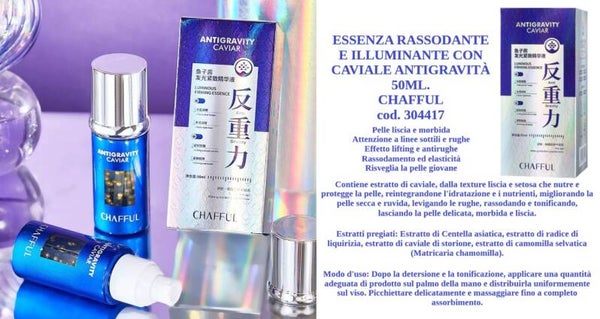 essenza rassodante e illuminante con caviale Chafful