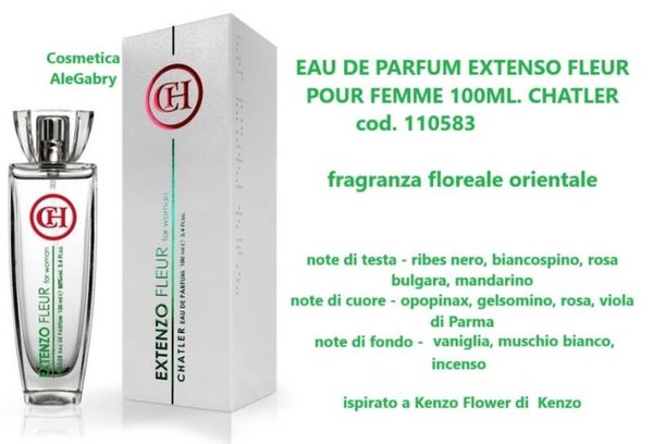 eau de parfum extenso fleur Chatler