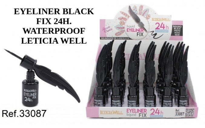 eyeliner black fix Leticia Well