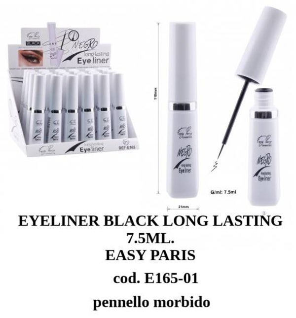 eyeliner black long lasting Easy Paris