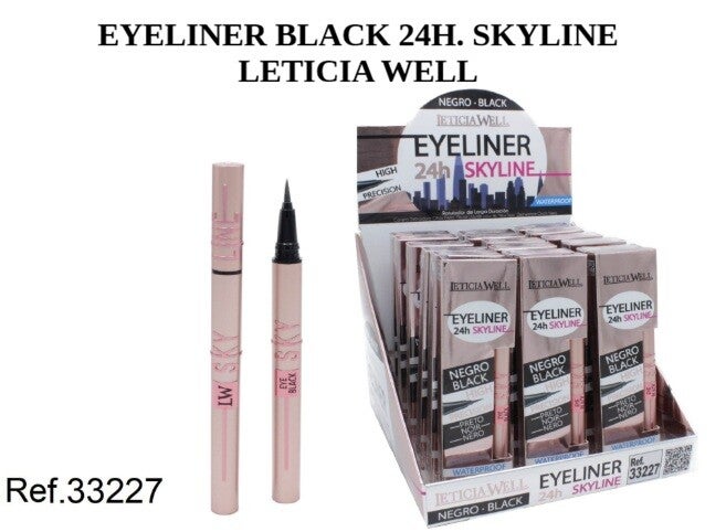 eyeliner black skyline Leticia Well