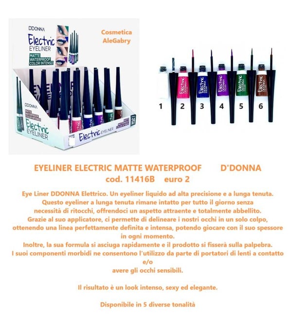 eyeliner electric matte waterproof D'Donna