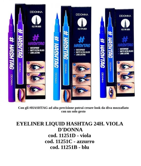 eyeliner liquid hashtag 24H D'Donna