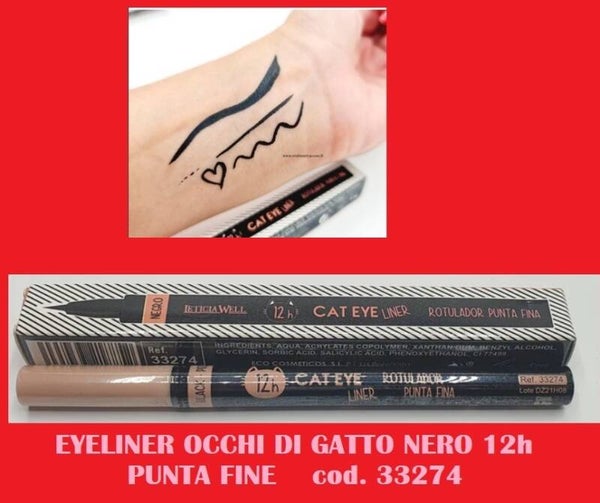 eyeliner occhi di gatto  Leticia Well