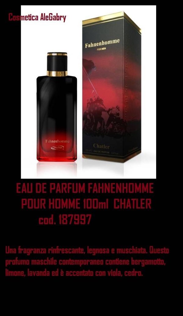 eau de parfum fahnenhomme Chatler