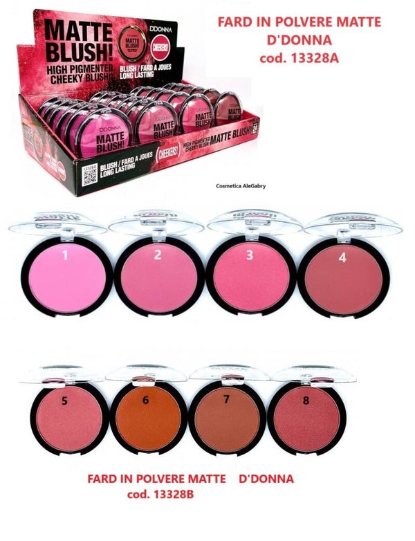 blush in polvere matte D'Donna