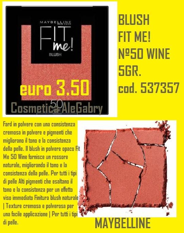 blush fit me! maybelline