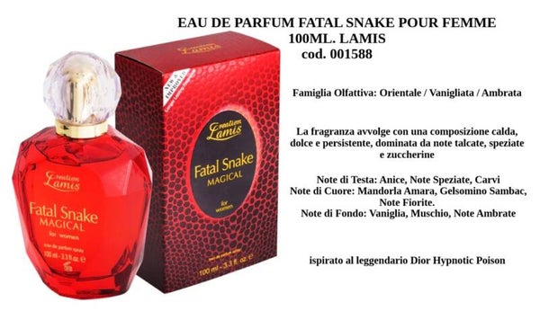 eau de parfum fatal snake Lamis
