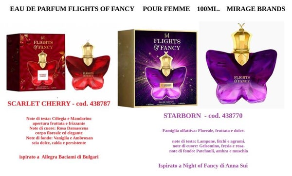 eau de parfum flights of fancy Mirage Brands