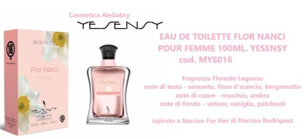 eau de toilette flor nanci Yesensy