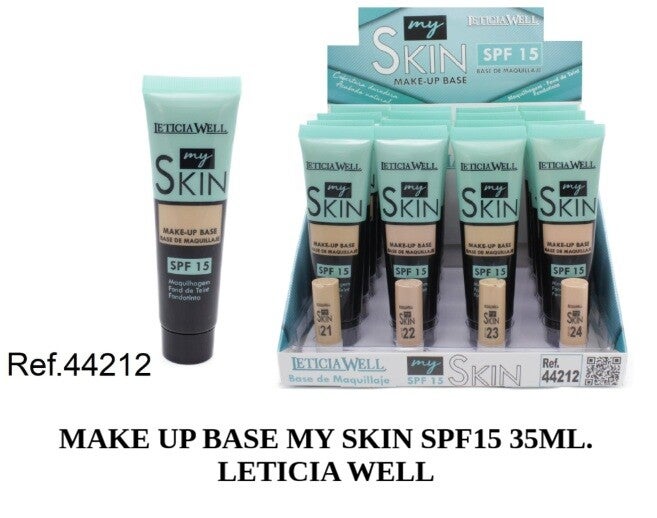 fondotinta base my skin SPF15 Leticia Well