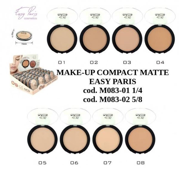 make up compact matte Easy Paris