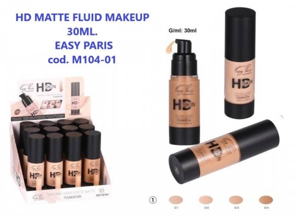 fondotinta HD matte Easy Paris