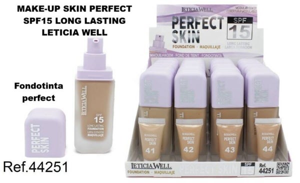 fondotinta skin perfect spf15 Leticia Well
