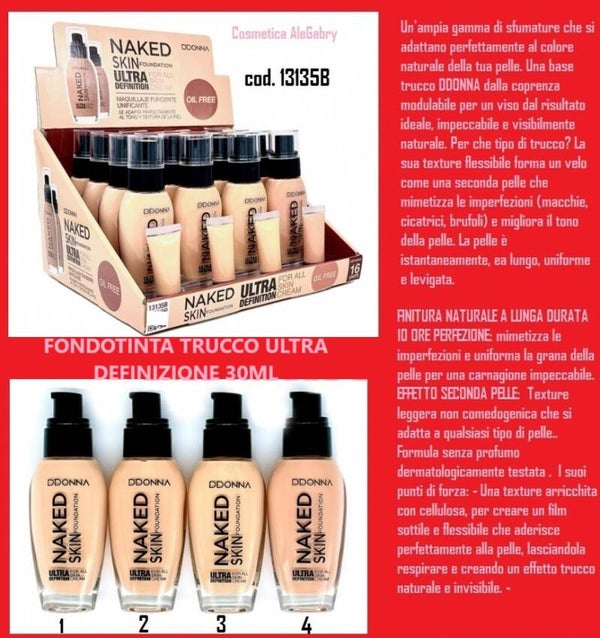 fondotinta trucco ultra definizione D'Donna