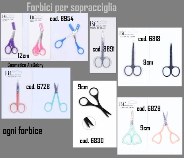forbici per sopracciglia Beautiful Face
