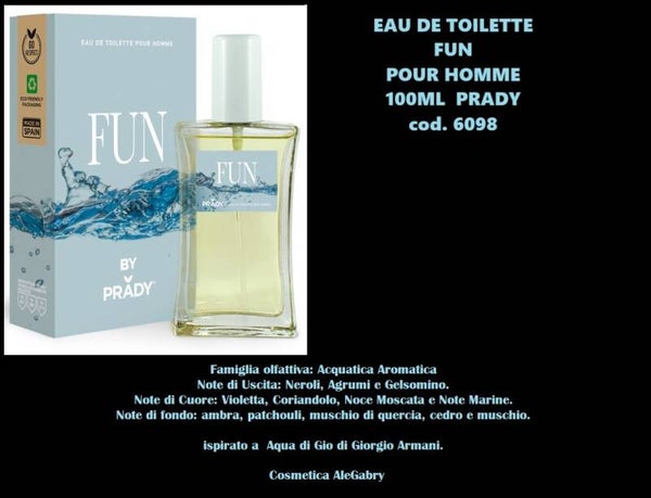 eau de toilette fun Prady