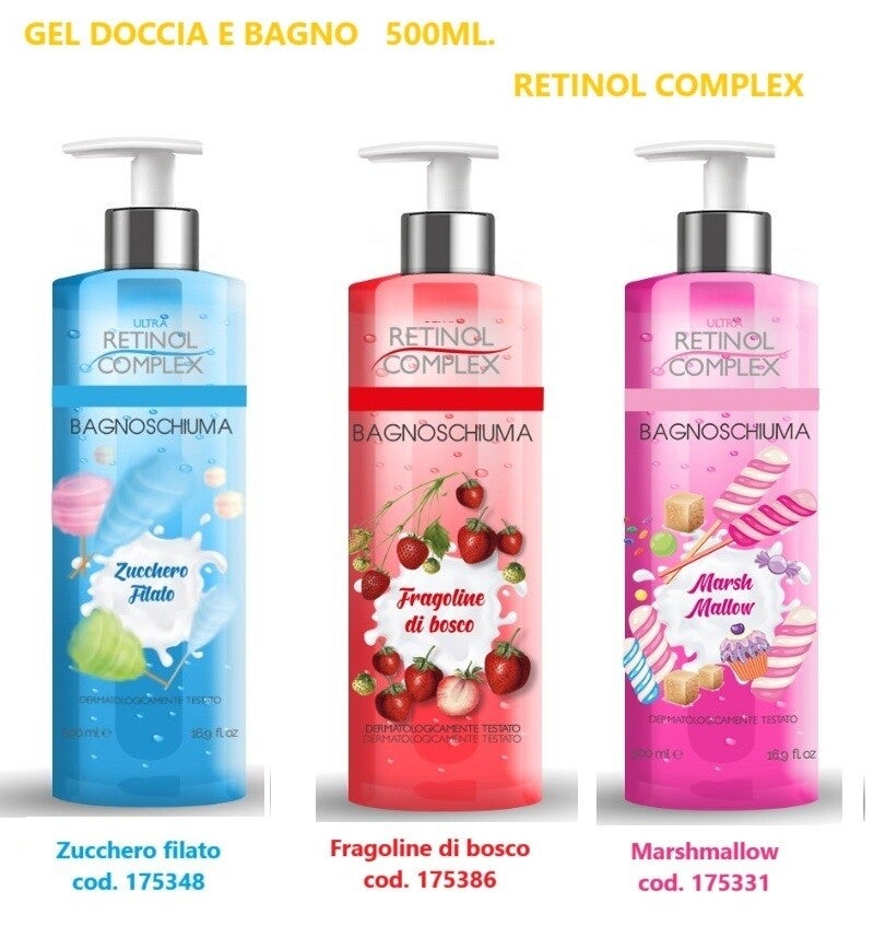 gel doccia e bagno Retinol Complex