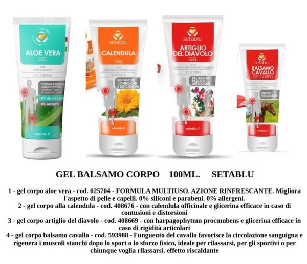 gel balsamo corpo Setahome